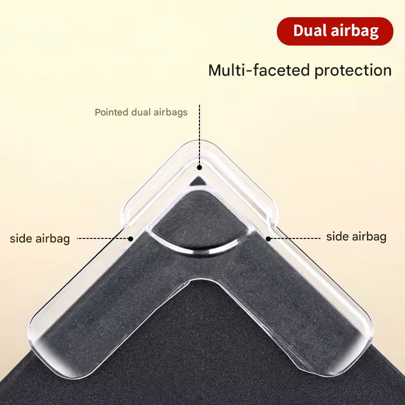 4Pcs Window Corner Protector Children Anti-Collision Airbag Self-Adhesive Edging Table Corner Protection Soft Silicone