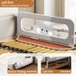 Foldable Toddler Bed Rail - Adjustable Anti-Fall Safety Barrier for Cribs with Easy Installation