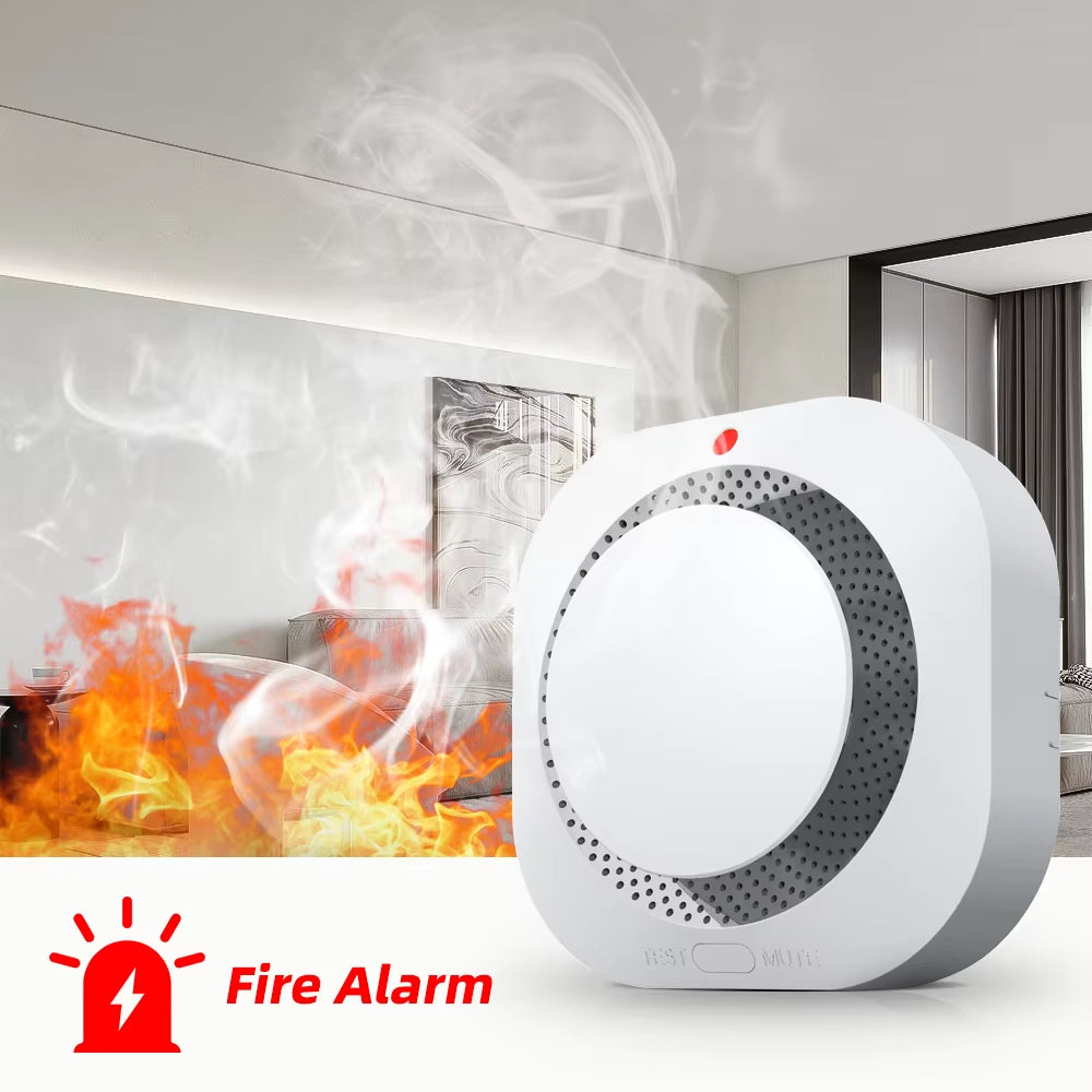 Independent Smoke Alarm Fire Protection Smokehouse Home Security System Smoke Detector
