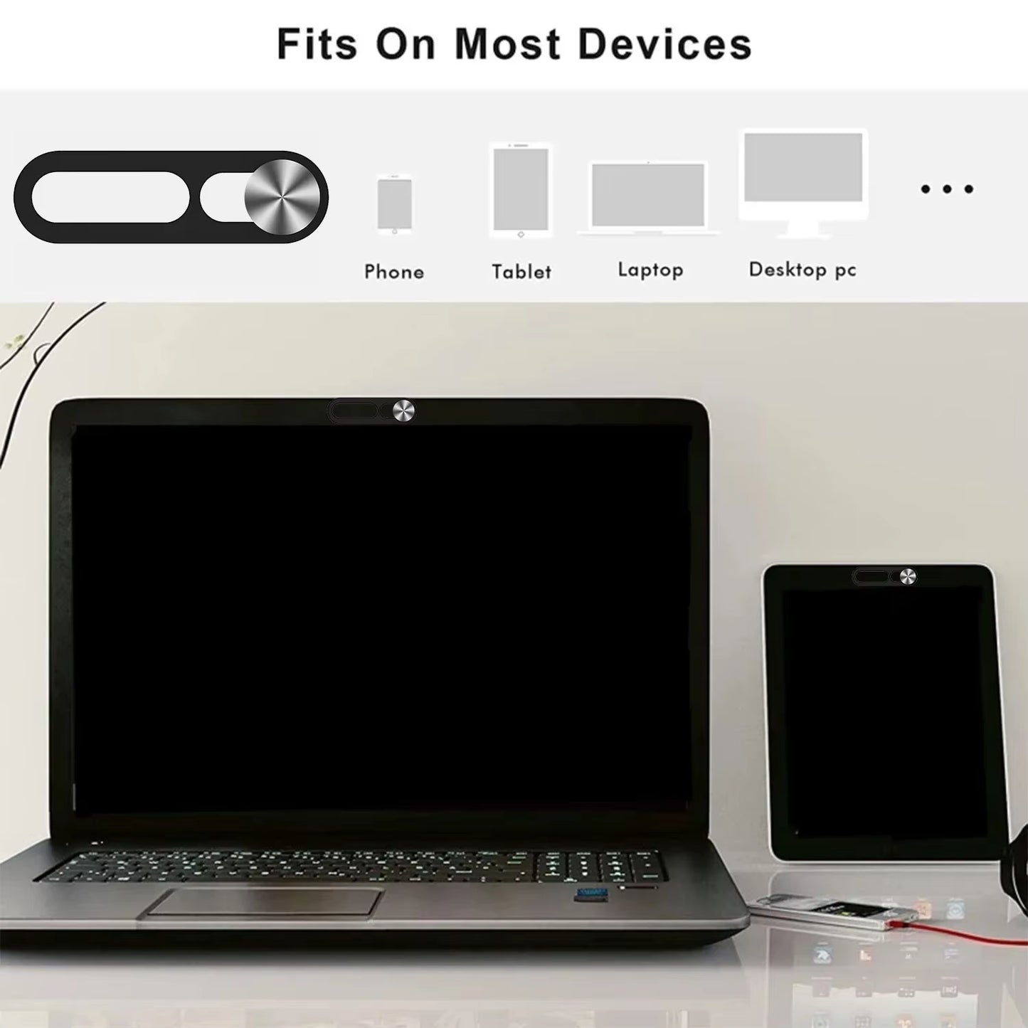 1-2Pcs Webcam Cover for Iphone Anti-Hacker Shutter Privacy Protection Slide Shield Anti-Peep for Iphone 17/16 for Laptop Camera