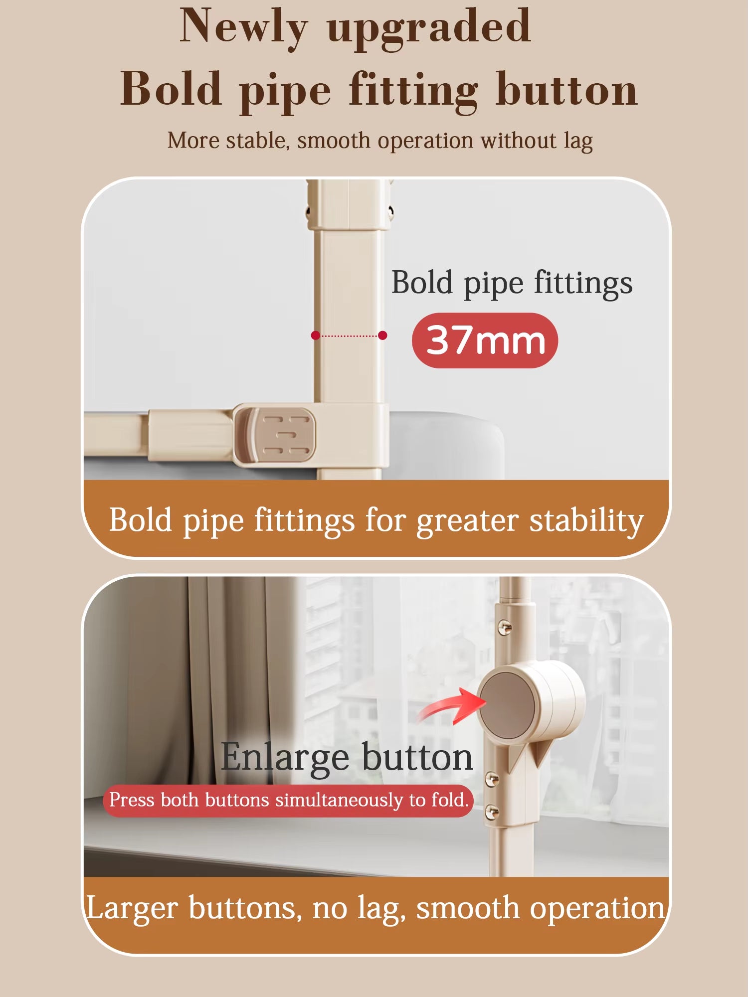 Foldable Toddler Bed Rail - Adjustable Anti-Fall Safety Barrier for Cribs with Easy Installation
