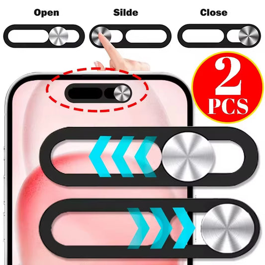 1-2Pcs Webcam Cover for Iphone Anti-Hacker Shutter Privacy Protection Slide Shield Anti-Peep for Iphone 17/16 for Laptop Camera